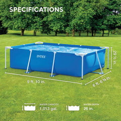 Intex | 28272 Rectangular Frame Pool, Blue