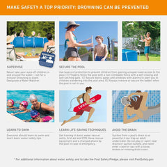 Intex | 28272 Rectangular Frame Pool, Blue