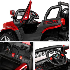 12V Battery Operated Jeep for Kids with Remote Control & Realistic dashboard