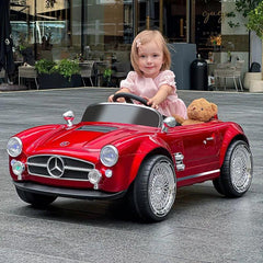 Kids Electric Vintage Mercedez Benz Ride On Sports Car