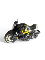 Yellow - Mini Motorcycle Metal Diecast Bike Scale 1:12.