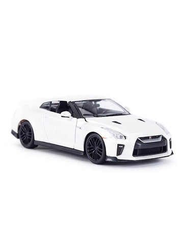 White - Nissan Skyline GTR R34 - Premium Alloy Metal Diecast Sports Racing Car Model - Openable Doors & Pull-Back Action Scale 1:36 - TV5805.