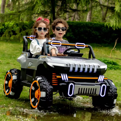 PATOYS | 8688 Kids Jeep Ultra Jumbo 4×4 with Bluetooth, 2 Seater, and Swinging Action for 2-7 Years