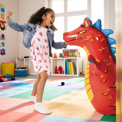 PATOYS | Intex 44669NP Inflatable PVC Hit Me 3D BOP Bags (Dragon, Dolphin, dinosaur)