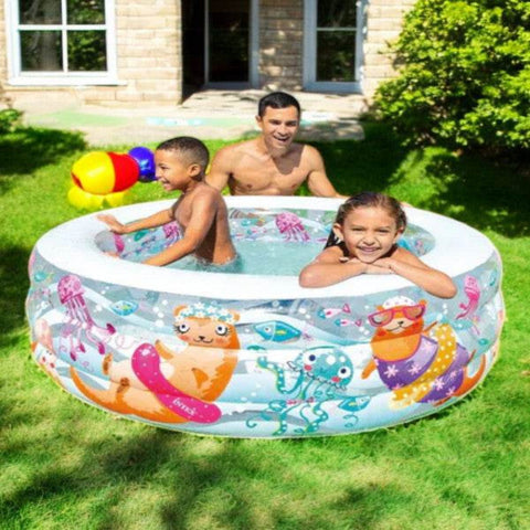 PATOYS | Intex | 58480NP Little Otter Inflatable Kiddie Aquarium Pool