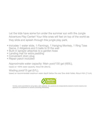 PATOYS | Intex | Jungle Adventure Inflatable Play Center w/ Slide - 57161EP
