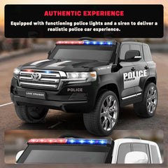 PATOYS | Licensed Toyota Land Cruiser Police Kids Car