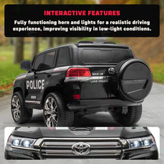 PATOYS | Licensed Toyota Land Cruiser Police Kids Car