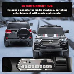 PATOYS | Licensed Toyota Land Cruiser Police Kids Car