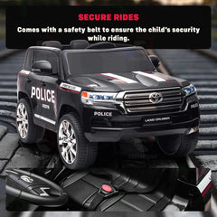 PATOYS | Licensed Toyota Land Cruiser Police Kids Car