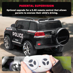 PATOYS | Licensed Toyota Land Cruiser Police Kids Car
