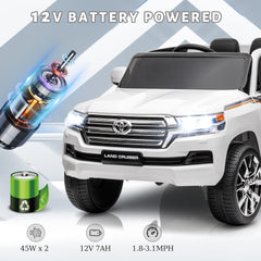 PATOYS | Licensed Toyota Land Cruiser Police Kids Car