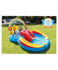 PATOYS | Rainbow Ring Inflatable Swimming Pool with Electric Pump - 57453