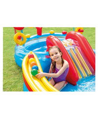 PATOYS | Rainbow Ring Inflatable Swimming Pool with Electric Pump - 57453