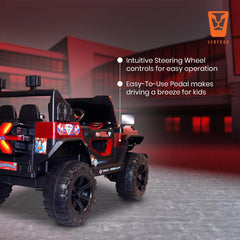 PATOYS | Officially Licensed Superman Jeep - Thar 898 Battery Operated for Kids