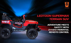 PATOYS | Officially Licensed Superman Jeep - Thar 898 Battery Operated for Kids