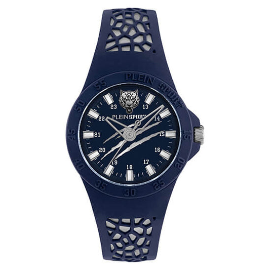 Plein Sport Sport Thunderstorm Blue Round Dial Quartz Analog Unisex Watch