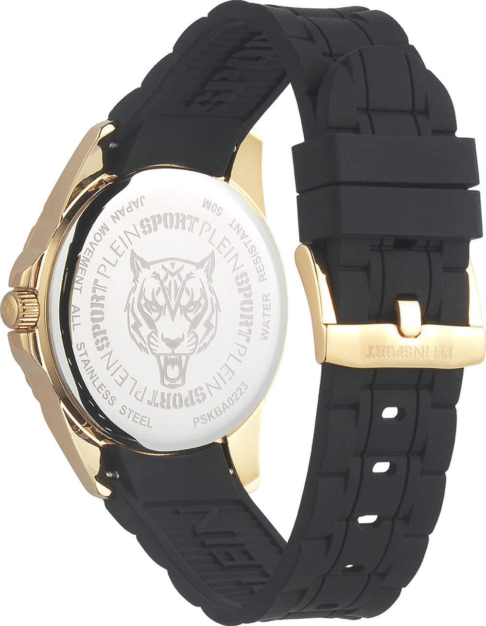 Plein Sport Sport Glam Gold Round Dial Quartz Analog Women Watch