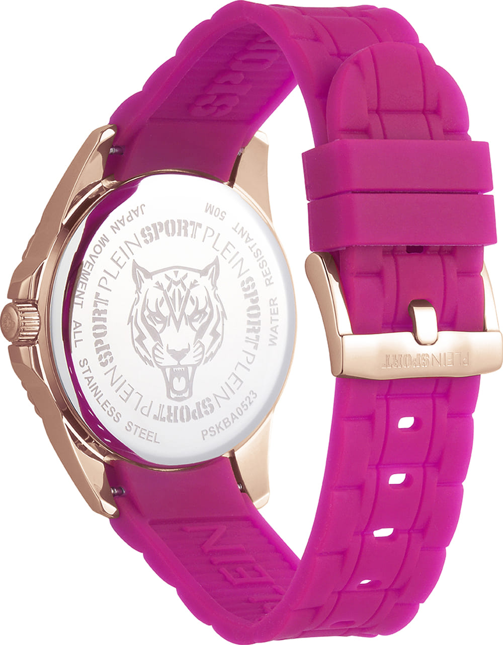 Plein Sport Sport Glam Rose gold Round Dial Quartz Analog Women Watch