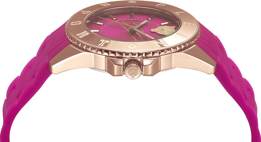 Plein Sport Sport Glam Rose gold Round Dial Quartz Analog Women Watch