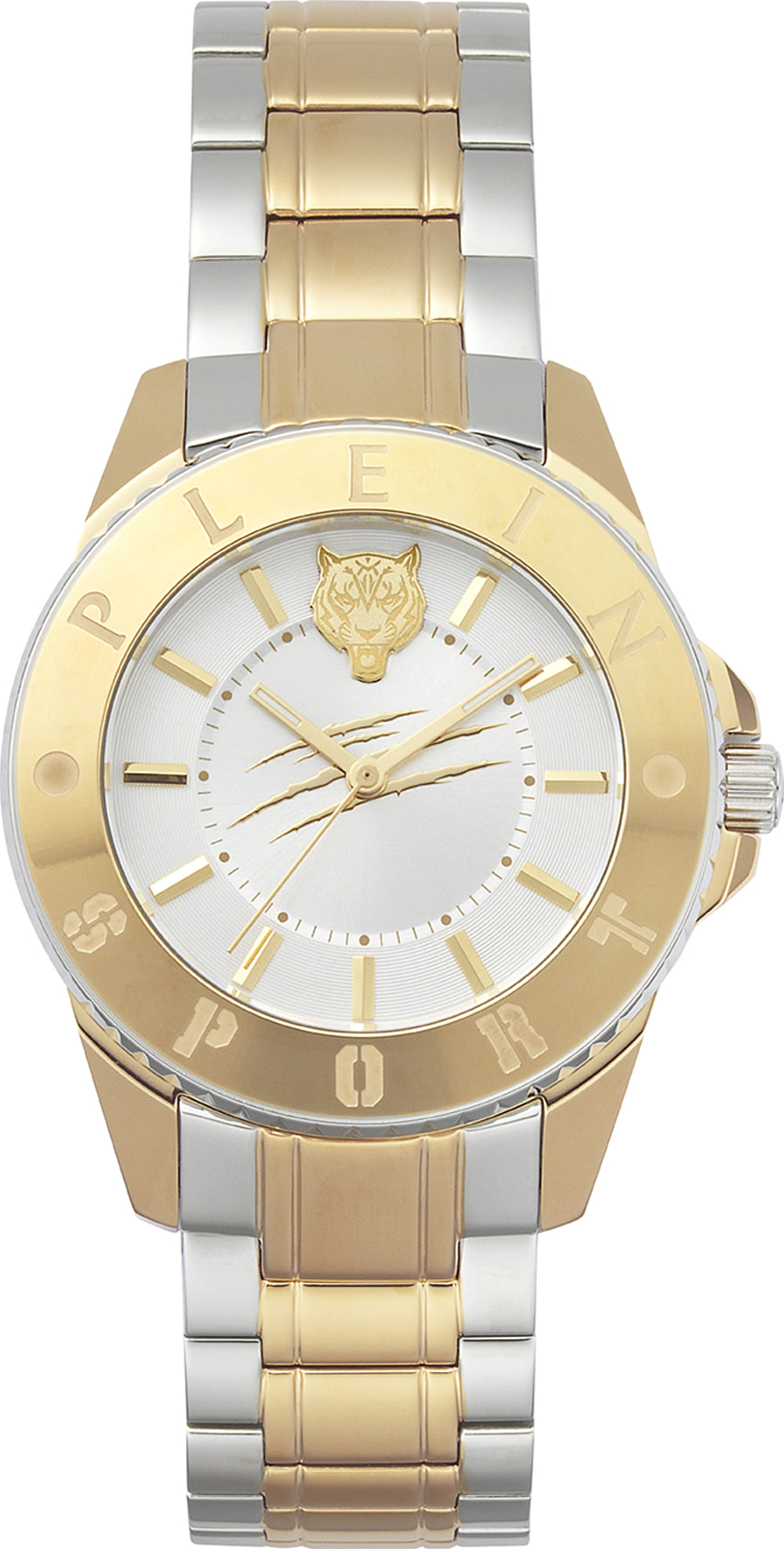 Plein Sport Sport Glam Gold Round Dial Quartz Analog Women Watch