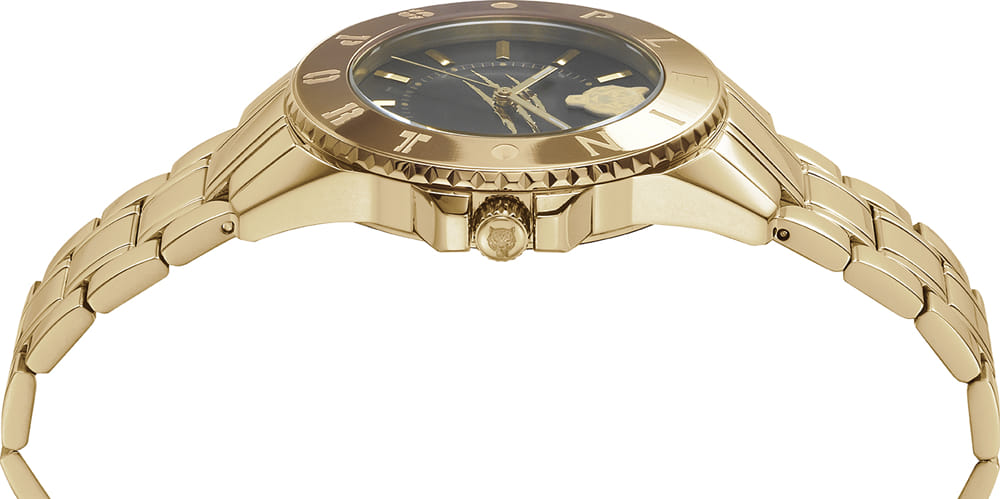 Plein Sport Sport Glam Gold Round Dial Quartz Analog Women Watch