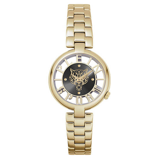 Plein Sport Sport Tiger Gold Round Dial Quartz Analog Women Watch