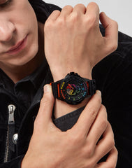 Philipp Plein The $Kull Black Dial Quartz Unisex Watch