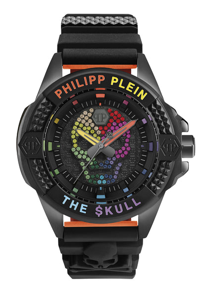 Philipp Plein The $Kull Black Dial Quartz Unisex Watch