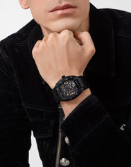 Philipp Plein The $Keleton Black Dial Automatic Men Watch
