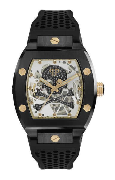 Philipp Plein The $Keleton Black Dial Automatic Men Watch