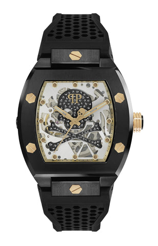 Philipp Plein The $Keleton Black Dial Automatic Men Watch