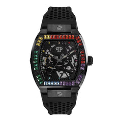 Philipp Plein The $Keleton Black Dial Automatic Unisex Watch