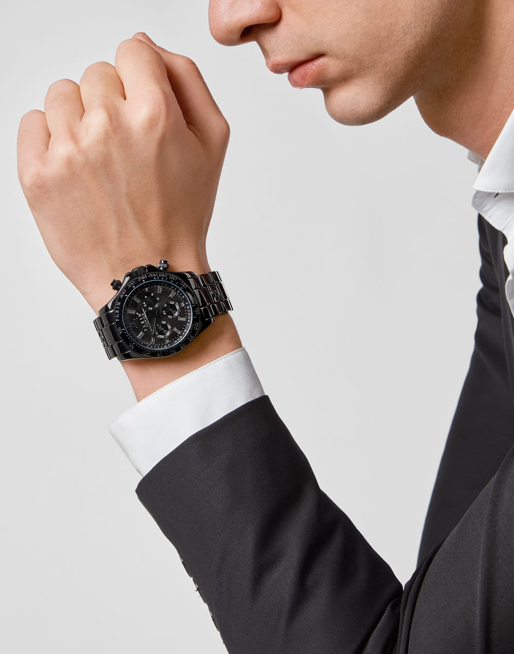 Philipp Plein Black Dial Quartz Men Watch