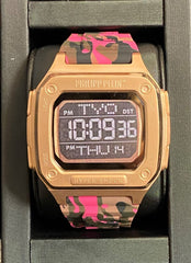 Philipp Plein Hyper $Hock Rose gold Dial Digital Unisex Watch