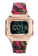 Philipp Plein Hyper $Hock Rose gold Dial Digital Unisex Watch