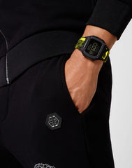Philipp Plein Hyper $Hock Black Dial Digital Unisex Watch