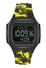Philipp Plein Hyper $Hock Black Dial Digital Unisex Watch
