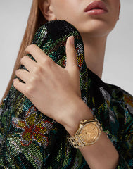 Philipp Plein Gold Dial Quartz Women Watch