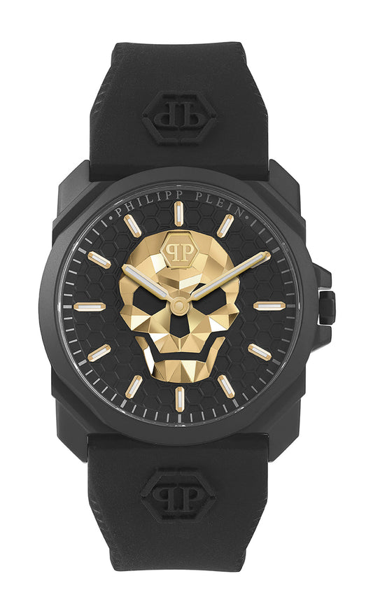 Philipp Plein The $Kull Black Dial Quartz Men Watch