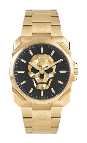Philipp Plein The $Kull Gold Dial Quartz Men Watch