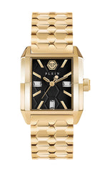 Philipp Plein Gold Square Dial Quartz Women Watch
