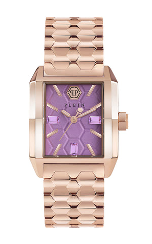 Philipp Plein Rose gold Square Dial Quartz Women Watch