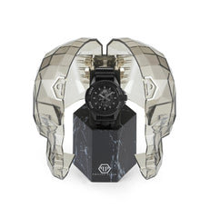 Philipp Plein The $Kull Black Dial Quartz Unisex Watch