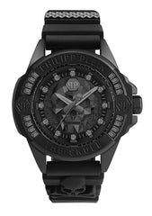 Philipp Plein The $Kull Black Dial Quartz Unisex Watch