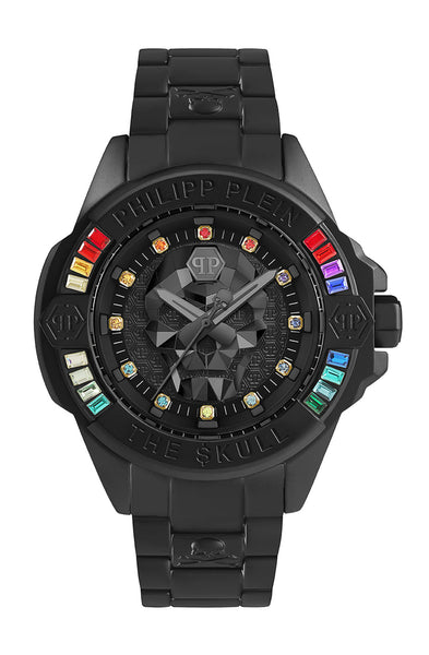 Philipp Plein The $Kull Black Dial Quartz Unisex Watch