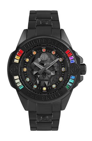 Philipp Plein The $Kull Black Dial Quartz Unisex Watch