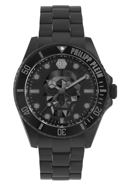Philipp Plein The $Kull Black Dial Quartz Men Watch