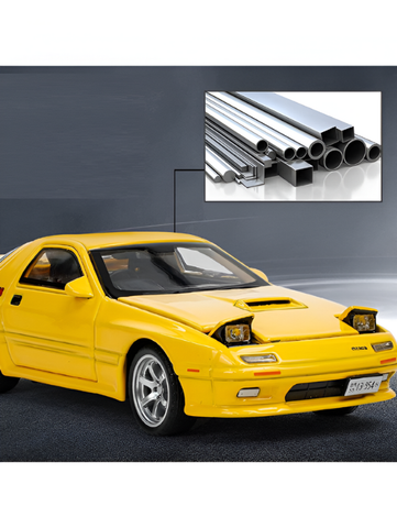 Yellow - Mazda RX-7 Elite Metal Diecast Car - Scale 1:32 - TV5395