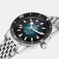 Captain Cook Men Automatic Turquoise Dial Analog Stainless Steel Watch R32223213